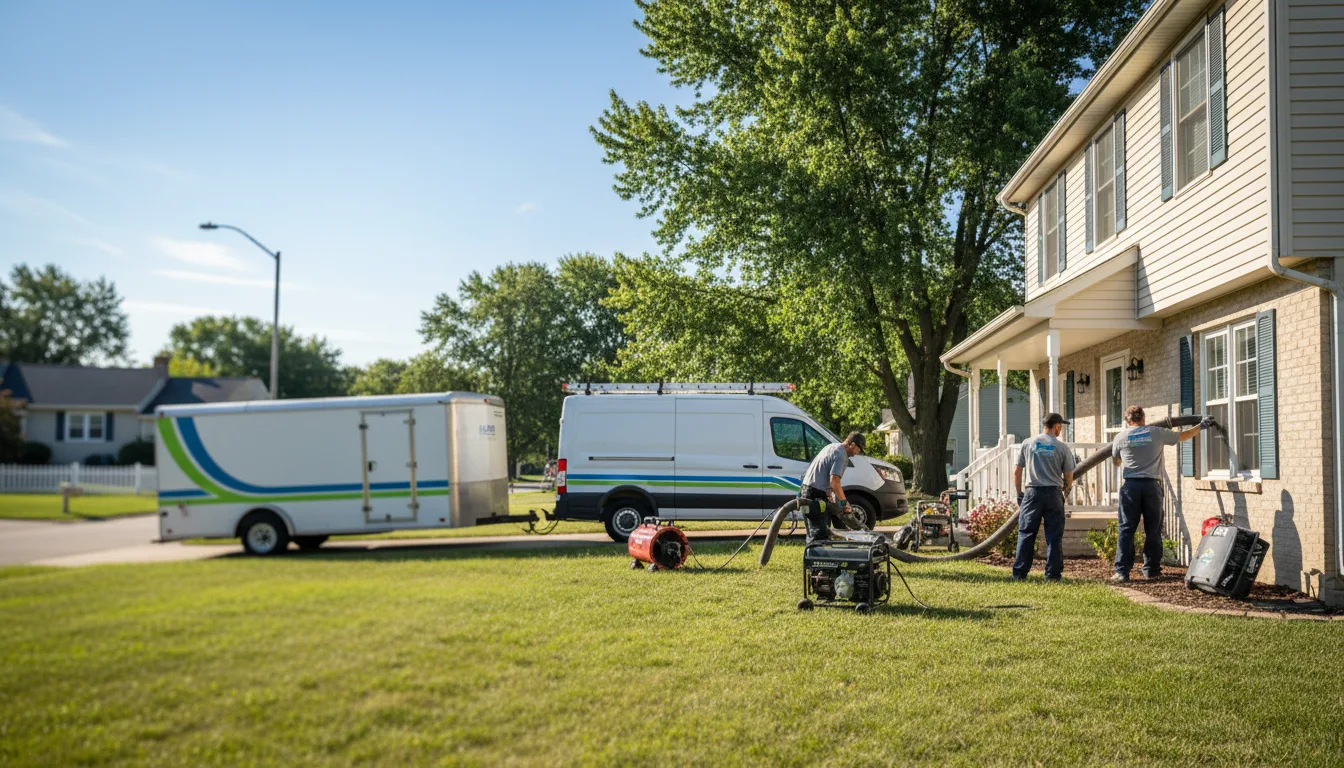 Flooded Basement Restoration And Cleanup With Repair in Minden, NE near me